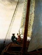 Caspar David Friedrich On the Sailing Boat oil painting picture wholesale